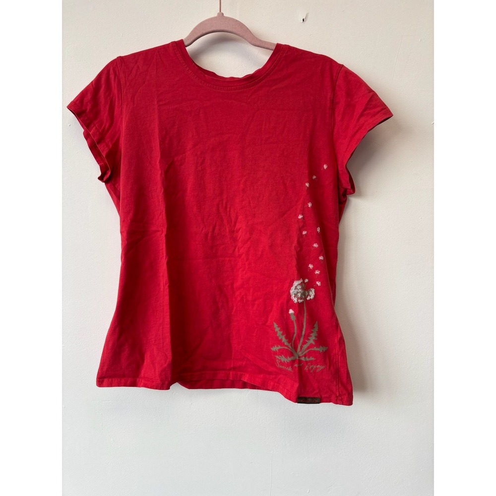 Merrell‎ Shirt Womens Large Dandelion Graphic Tee Floral Nature Outdoors Casual